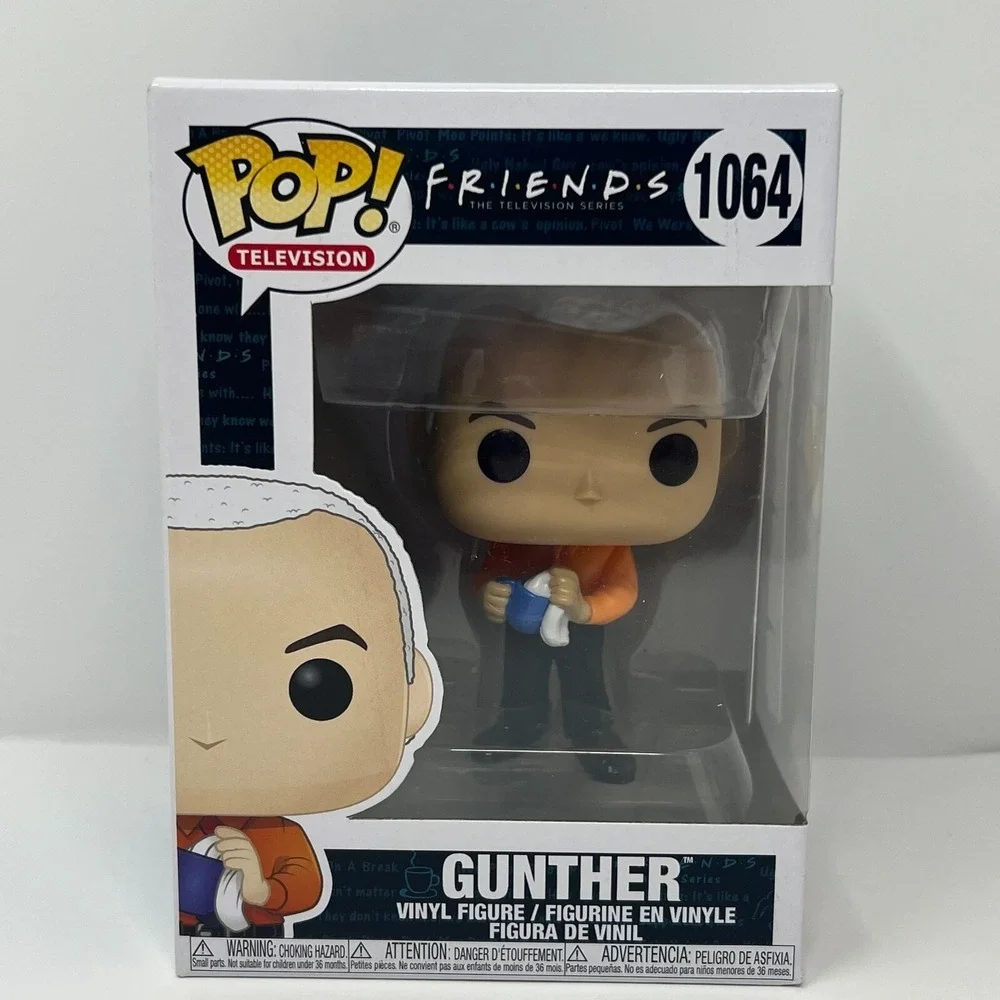 Funko Pop Friends Gunther #1064 TV Series Vinyl Figure New In Box 4